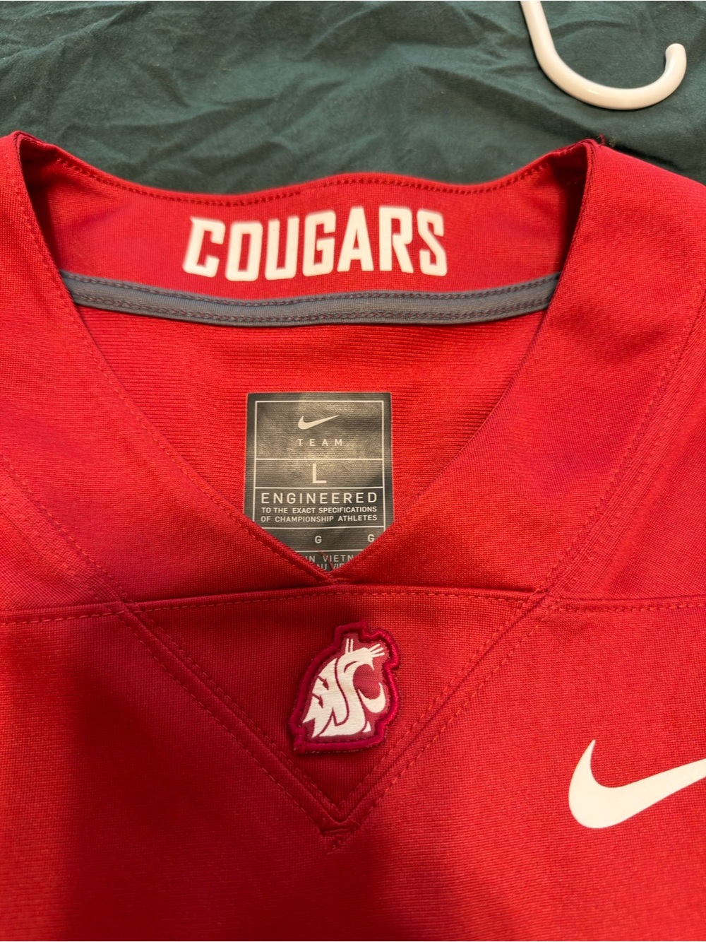 WSU football jersey